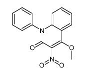 4-methoxy-3-nitro-1-phenylquinolin-2-one Structure