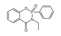 3-ethyl-2-oxo-2-phenyl-1,3,2λ5-benzoxazaphosphinin-4-one Structure