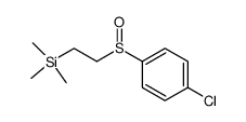 (2-((4-chlorophenyl)sulfinyl)ethyl)trimethylsilane结构式