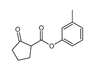 (3-methylphenyl) 2-oxocyclopentane-1-carboxylate Structure