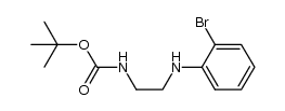 tert-butyl (2-((2-bromophenyl)amino)ethyl)carbamate Structure