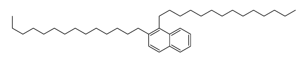 1,2-di(tetradecyl)naphthalene Structure