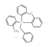 Phosphonium,bis(2-methylphenyl)phenyl(phenylmethyl)-, chloride (1:1)结构式