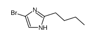 4(5)-bromo-2-butyl-1H-imidazole结构式