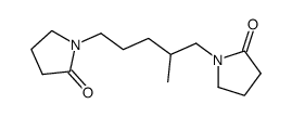 1,5-dipyrrolidonyl-2-methyl pentane Structure
