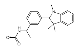 5-(1,3,3-trimethylindolinyl)-N-(1-phenylethyl)carbamate结构式