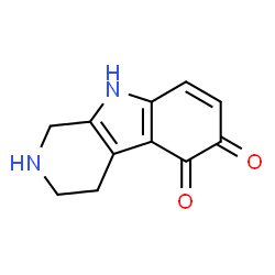 1H-Pyrido[3,4-b]indole-5,6-dione, 2,3,4,9-tetrahydro- (9CI)结构式