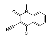 4-chloro-1-methyl-2-oxoquinoline-3-carbonitrile Structure