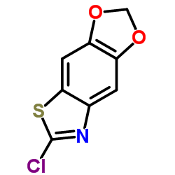 6-Chloro[1,3]dioxolo[4,5-f][1,3]benzothiazole结构式