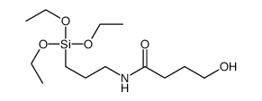 N-(3-三乙氧基硅基丙基)-4-羟基丁酰胺结构式