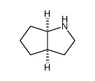 (3aR,6aR)-octahydrocyclopenta(b)pyrrole结构式