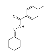 cyclohexanone p-tolyl hydrazone结构式
