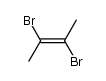 (E)-2,3-dibromo-but-2-ene Structure