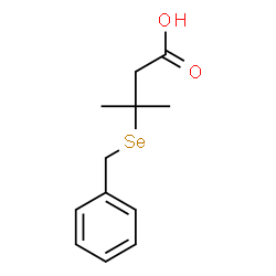 3-(Benzylseleno)-3-methylbutyric acid结构式