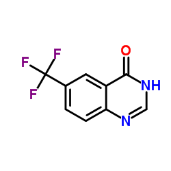 6-(三氟甲基)喹唑啉-4(1H)-酮结构式