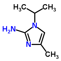1-Isopropyl-4-methyl-1H-imidazol-2-amine结构式