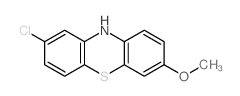 Phenothiazine, 2-chloro-7-methoxy- structure