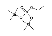 phosphoric acid ethyl ester-bis-trimethylsilanyl ester Structure