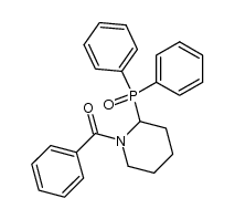 (2-(diphenylphosphoryl)piperidin-1-yl)(phenyl)methanone Structure