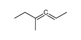 4-methyl-2,3-hexadiene结构式