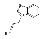 2-methyl-3-prop-2-enyl-1,3-benzoselenazol-3-ium,bromide Structure