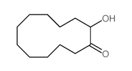 2-hydroxycyclododecan-1-one structure