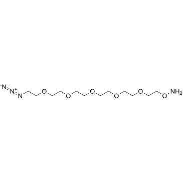 Aminooxy-PEG5-azide Structure