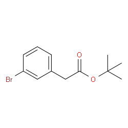 tert-butyl 2-(3-broMophenyl)acetate Structure