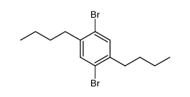 1,4-Dibromo-2,5-di-n-butylbenzene结构式