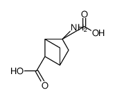 (1S,3S,4S,5S)-3-aminobicyclo[2.1.1]hexane-3,5-dicarboxylic acid结构式