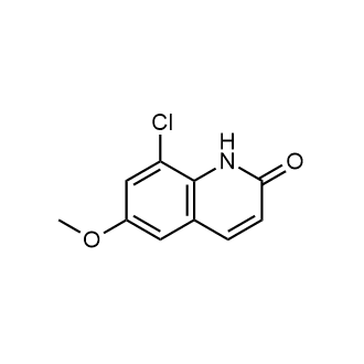 8-Chloro-6-methoxyquinolin-2(1H)-one Structure