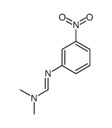 N,N-Dimethyl-N'-(3-nitrophenyl)formamidine结构式