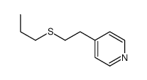 4-(2-propylsulfanylethyl)pyridine结构式
