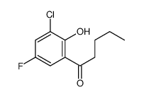 1-(3-chloro-5-fluoro-2-hydroxyphenyl)pentan-1-one Structure