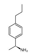 (AS)-A-甲基-4-丙基-苯甲胺结构式