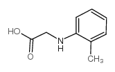 [(2-Methylphenyl)amino]acetic acid structure