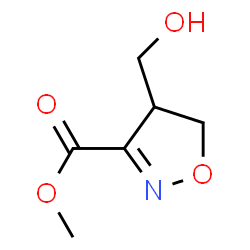 3-Isoxazolecarboxylic acid, 4,5-dihydro-4-(hydroxymethyl)-, methyl ester (9CI)结构式