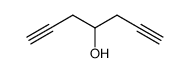 hepta-1,6-diyn-4-ol结构式