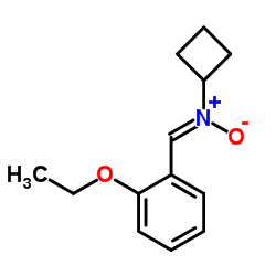 Cyclobutanamine, N-[(2-ethoxyphenyl)methylene]-, N-oxide (9CI) Structure