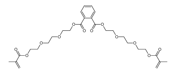 di(triethylene glycol)phthalate dimethacrylate结构式