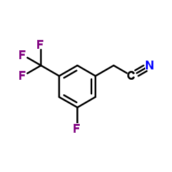 [3-Fluoro-5-(trifluoromethyl)phenyl]acetonitrile structure