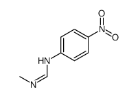 N'-methyl-N-(4-nitrophenyl)methanimidamide结构式