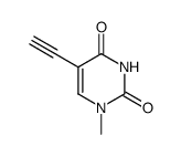2,4(1H,3H)-Pyrimidinedione, 5-ethynyl-1-methyl- (9CI) Structure