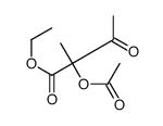 2-乙酰氧基-2-甲基-乙酰乙酸乙酯结构式