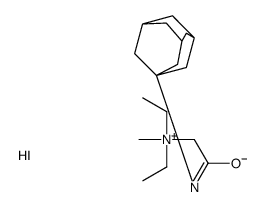 [2-(1-adamantylamino)-2-oxoethyl]-diethyl-methylazanium,iodide Structure