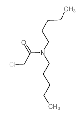 Acetamide,2-chloro-N,N-dipentyl- Structure