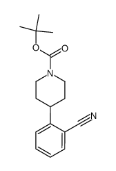 tert-butyl 4-(2-cyanophenyl)piperidine-1-carboxylate Structure