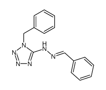 benzaldehyde (1-benzyl-1H-tetrazol-5-yl)-hydrazone结构式