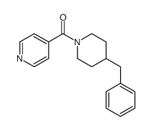 (4-benzylpiperidin-1-yl)-pyridin-4-ylmethanone Structure