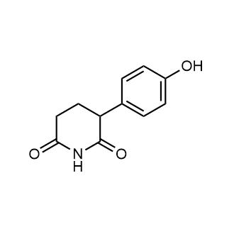 3-(4-Hydroxyphenyl)piperidine-2,6-dione structure